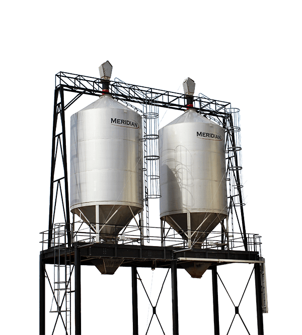 Meridian Manufacturing: Stainless Steel Silos