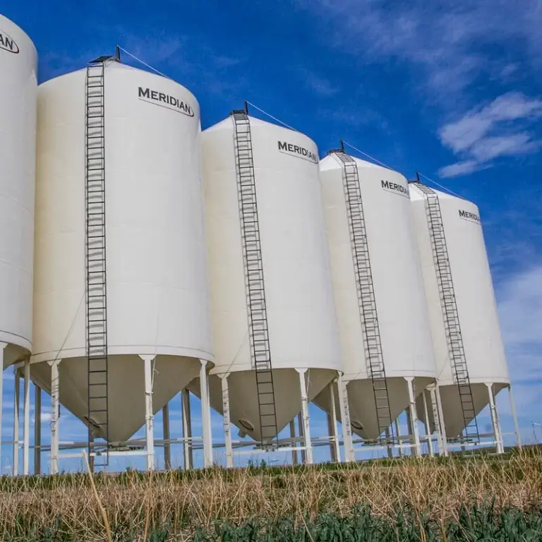 GrainMax® Hopper Grain Bins - Convey-All®: a Meridian Manufacturing Brand